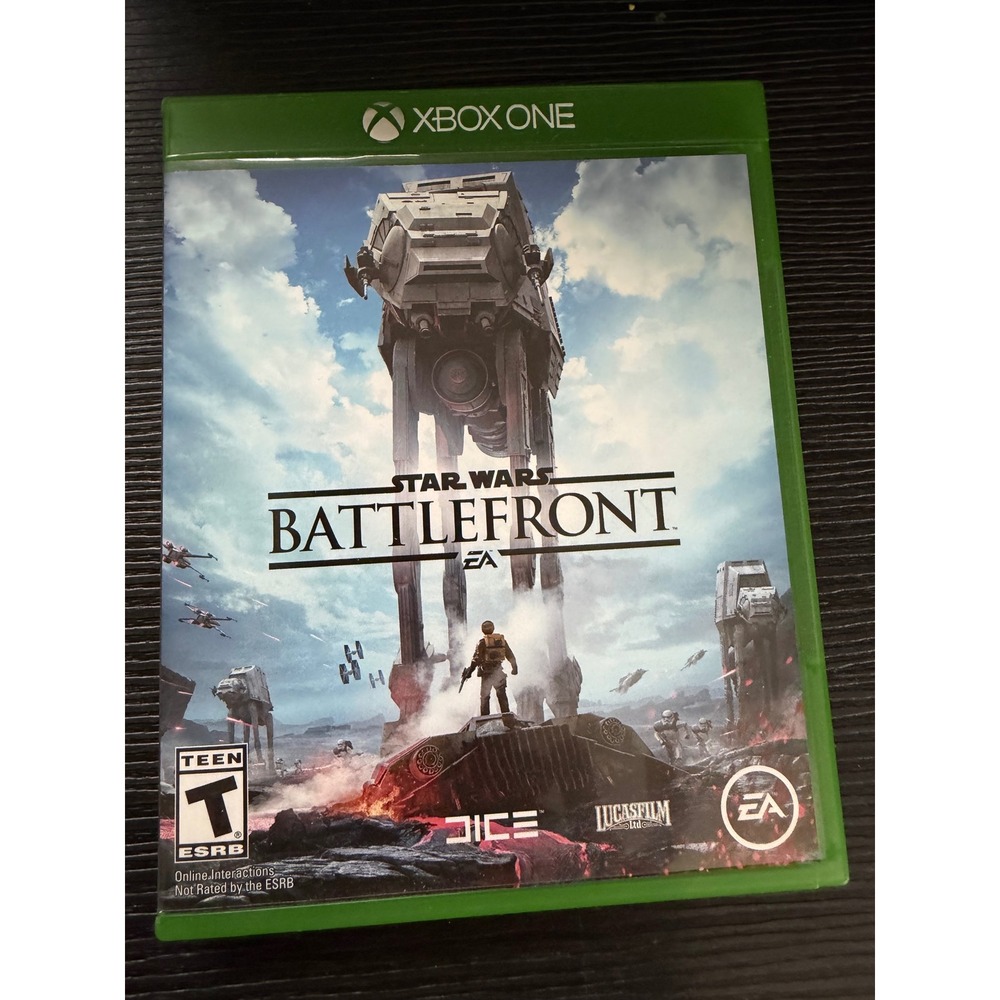 Star Wars Battlefront Xbox One EA DICE 2015 Action Shooter Video Game Disc CIB